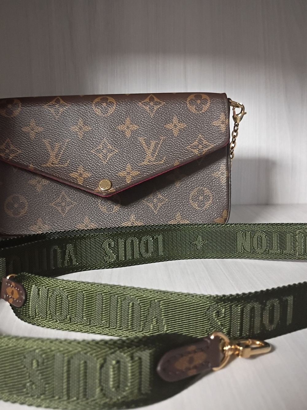 LV Felicie Kaki Strap ONLY
